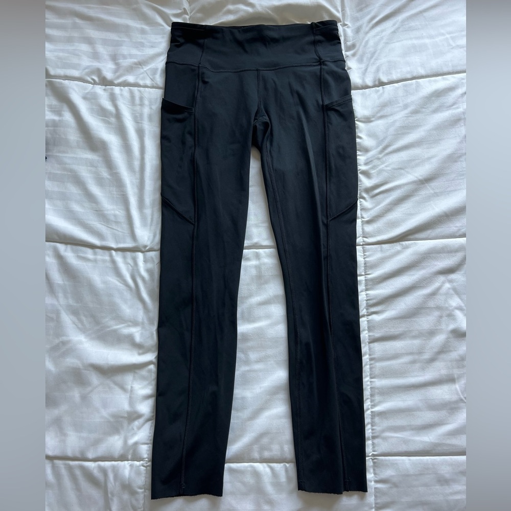 Black lululemon fast and free leggings